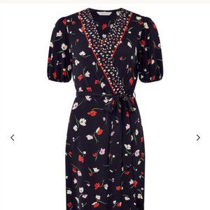Monsoon UK Floral Jersey Midi dress NWOT